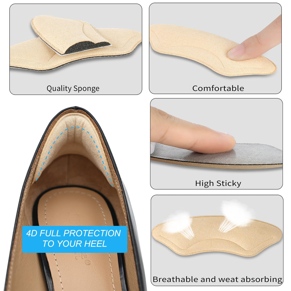 Comfowner packaging shows 6 beige pairs for versatile shoe compatibility.