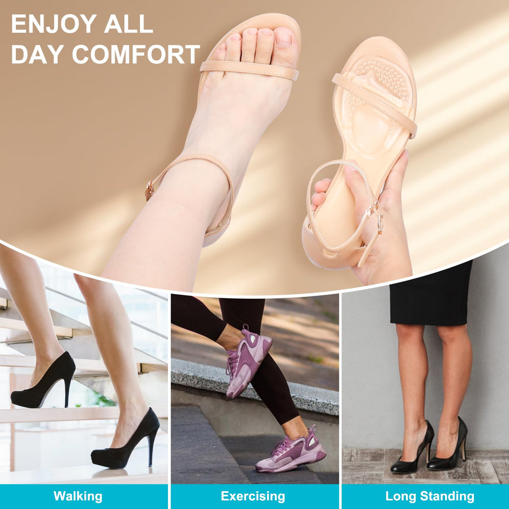 Uso universal: se adapta a la mayoría de zapatos para mayor comodidad.