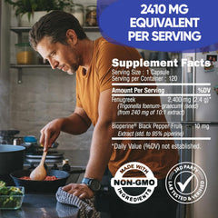COMFY HEALTH Bioperine for enhanced absorption.