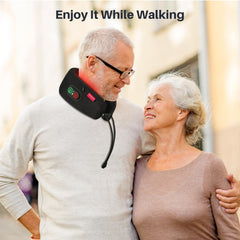 Comfytemp adjustable strap secures up to 27-inch neck circumference.