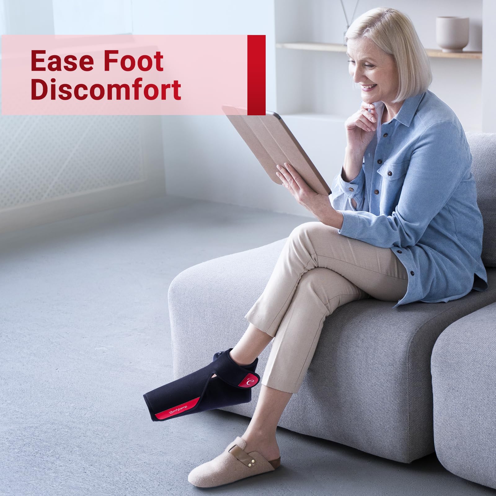 Comfytemp app control screen enables easy mode and intensity adjustments.