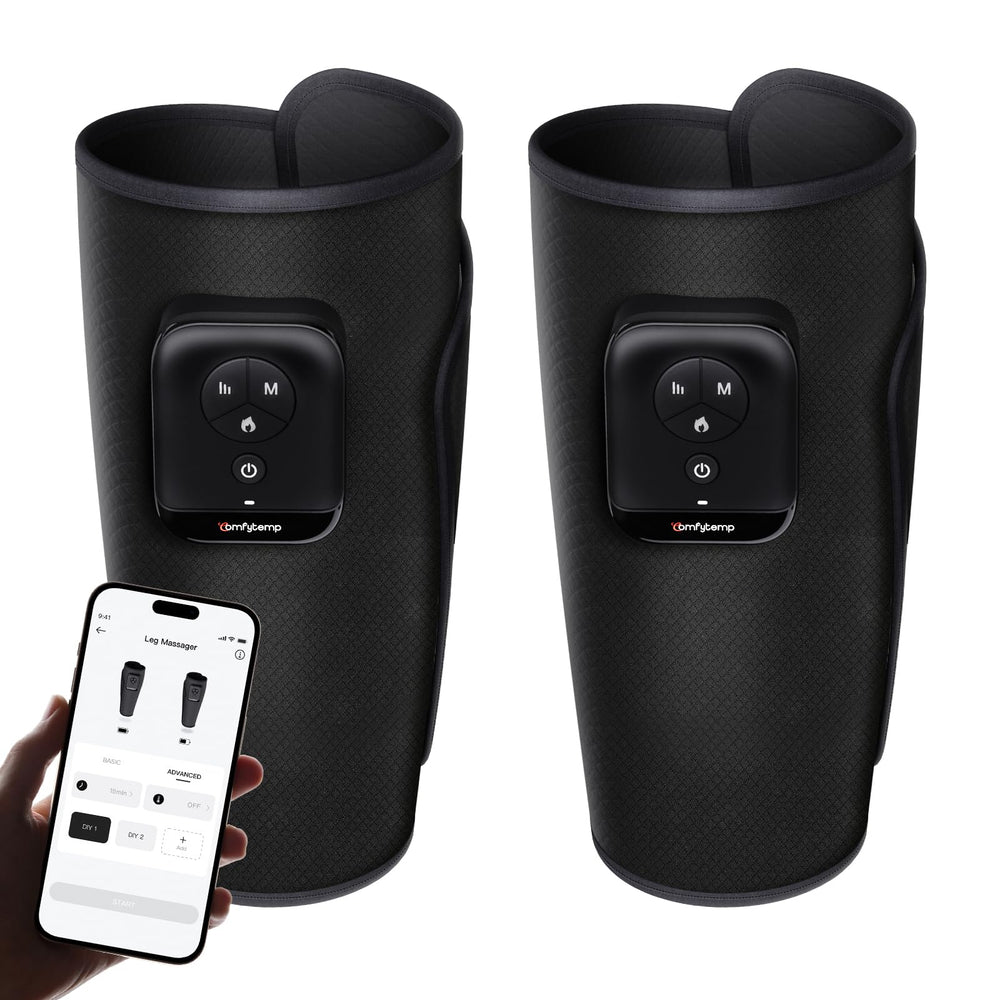 Comfytemp cordless leg massager with battery-powered operation for on-the-go relief.