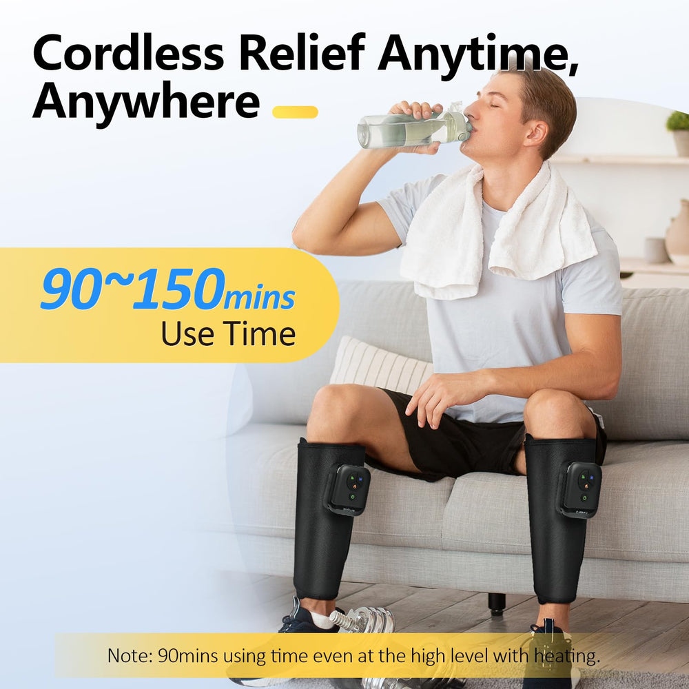 Comfytemp leg massager dual-control buttons enable quick customization.