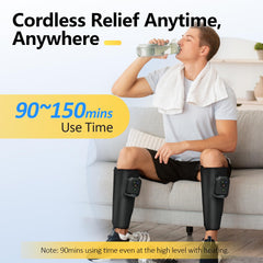 Comfytemp leg massager dual-control buttons enable quick customization.