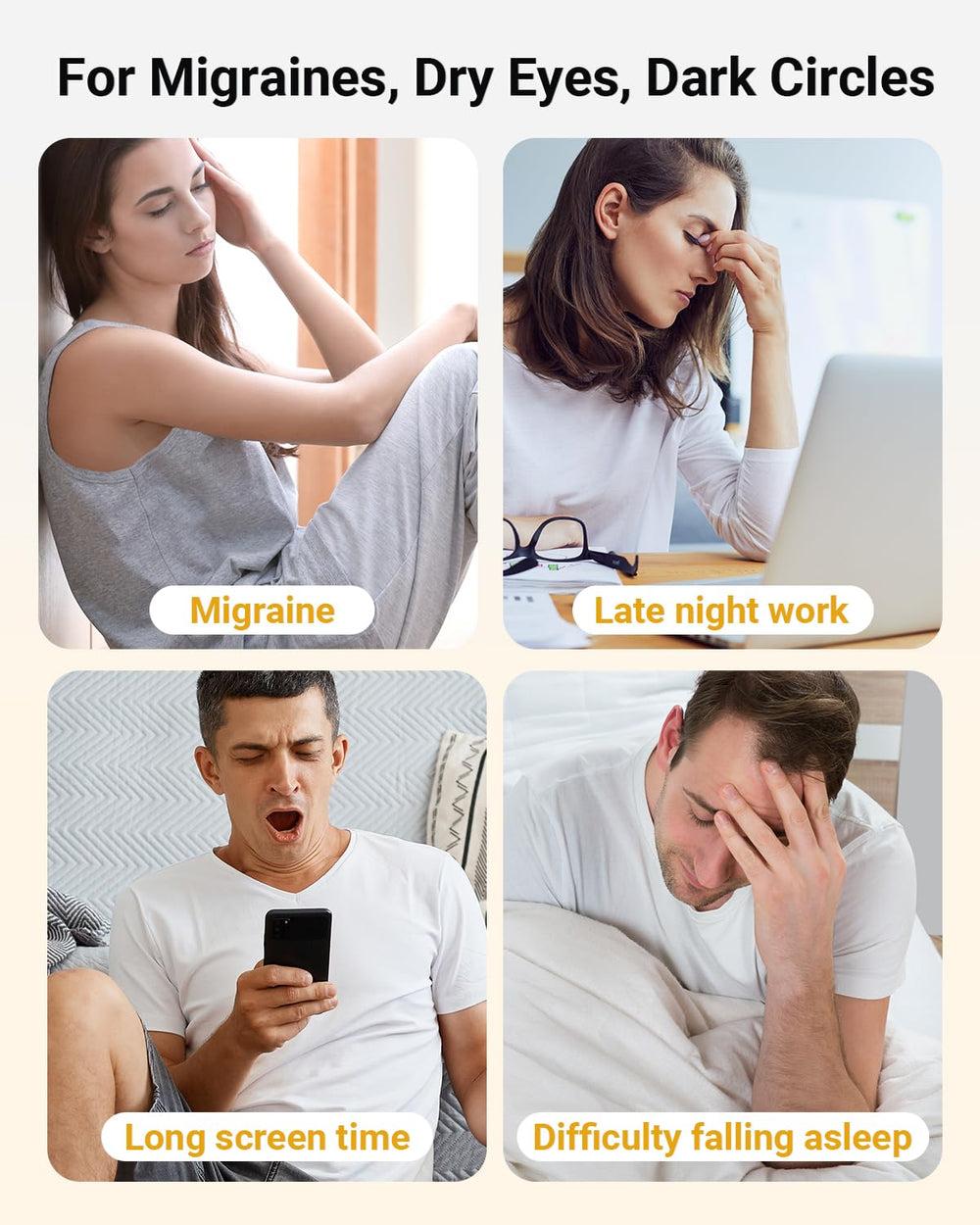 Comfytemp Eye Massager battery life up to 120 minutes per charge