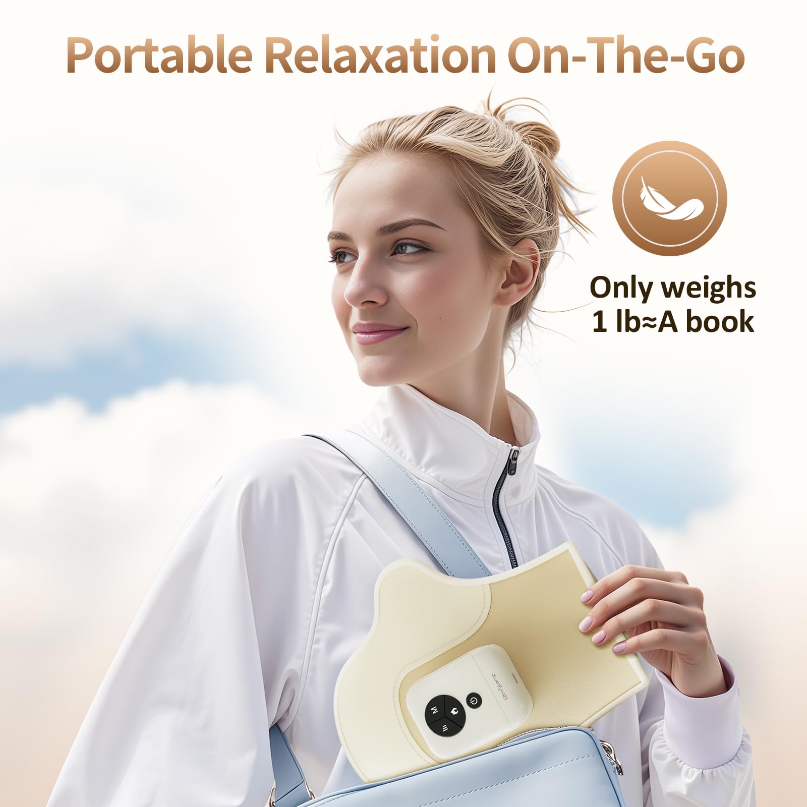 Full-hand heat and compression to soothe stiffness and fatigue