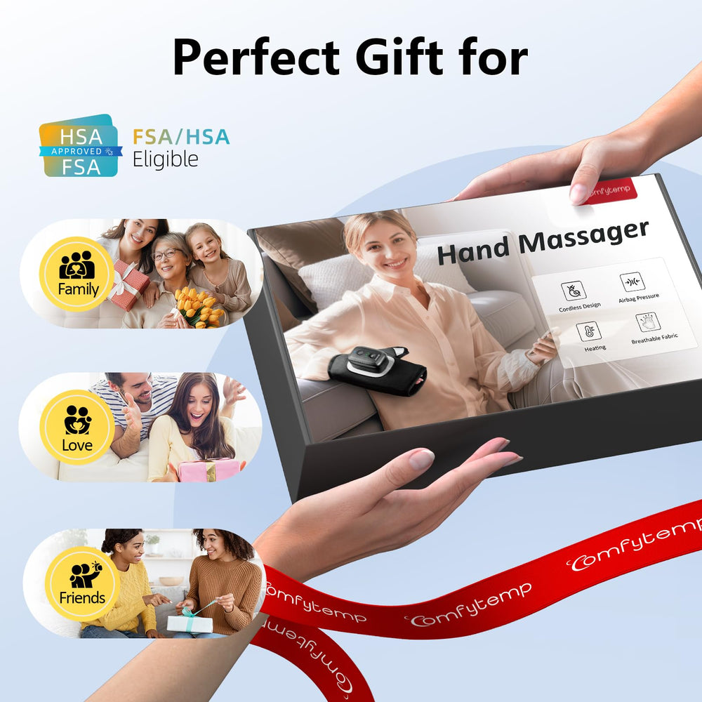 Comfytemp gift-ready hand massager for someone who relies on hands