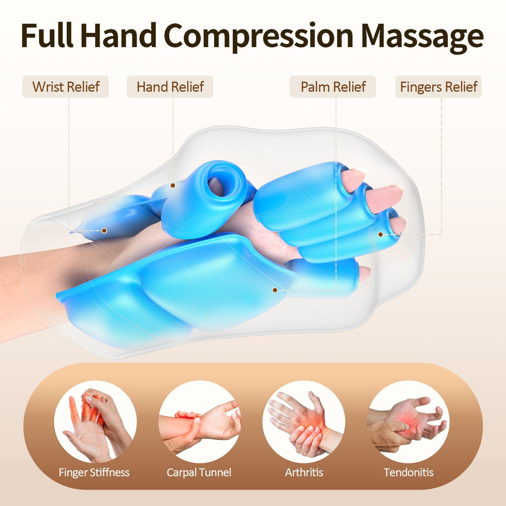 Comfytemp fingers massage targets each finger for relief