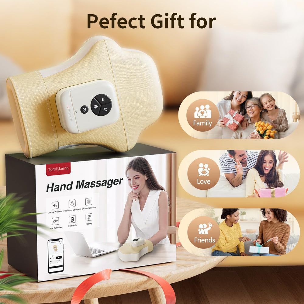 Comfytemp palm-therapy focus on palm area for comfort