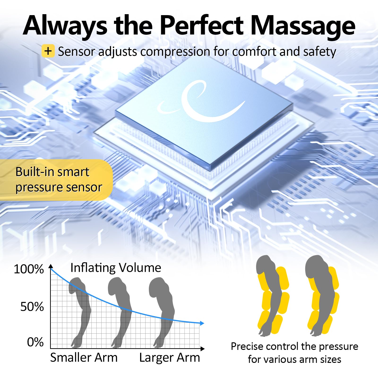 Comfytemp K1065 smart app control interface for personalized massage