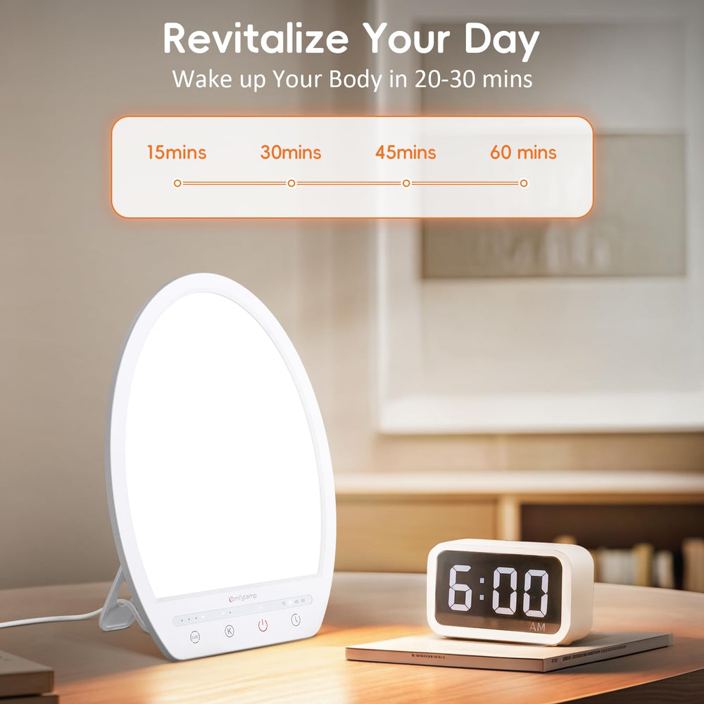 Comfytemp 3000K warm light helps relax in the evening.