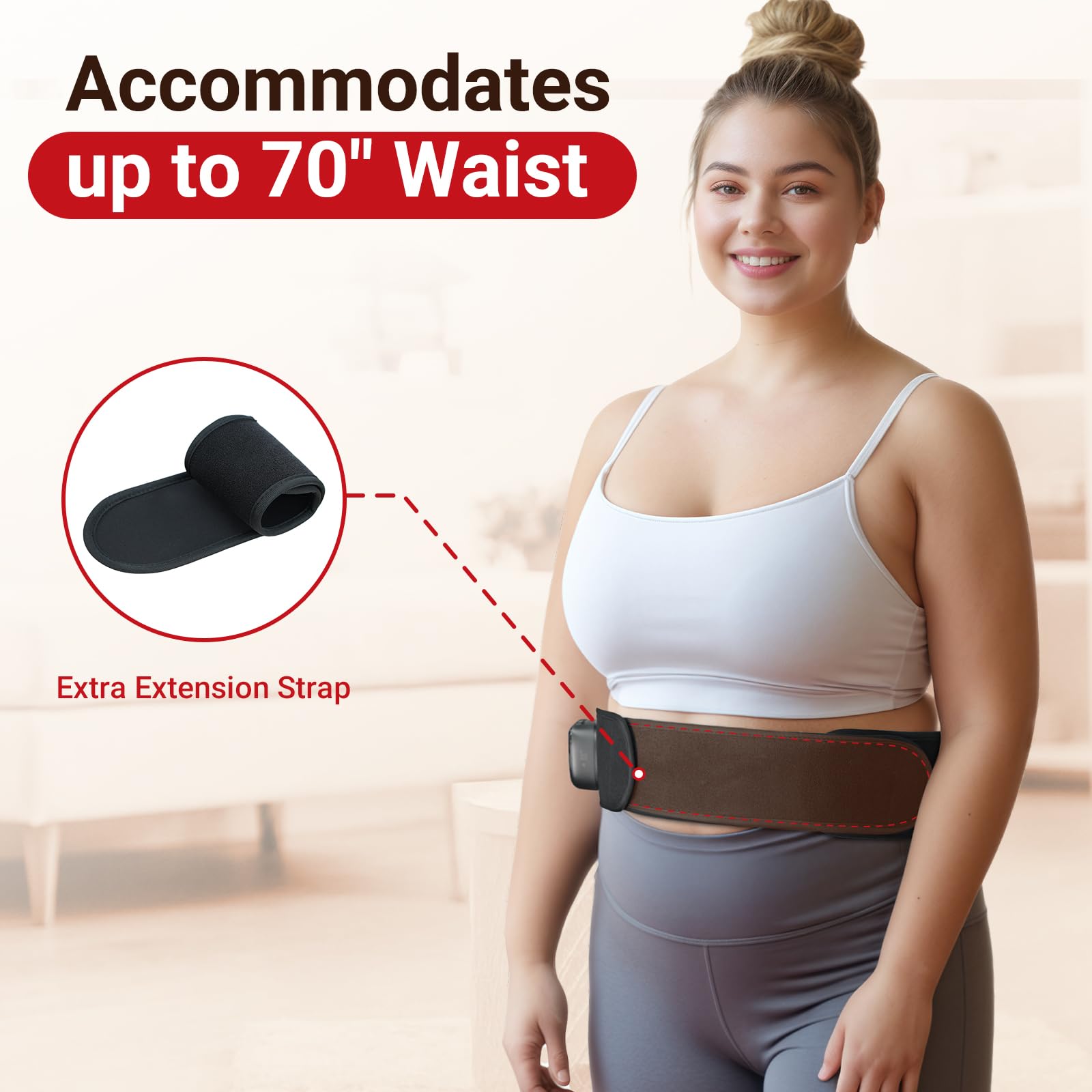 Four modes and nine levels offer customizable sessions with Comfytemp.