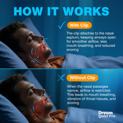 Commanding Life snoring nose clip soft silicone for comfortable wear.