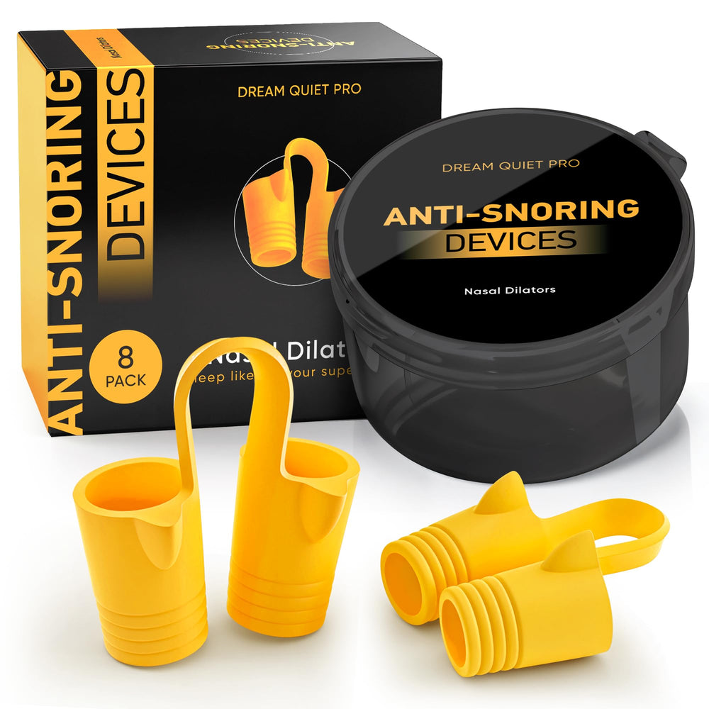 Commanding Life Torchfall nasal dilators 8-pack closeup, soft silicone comfort for nightly use.