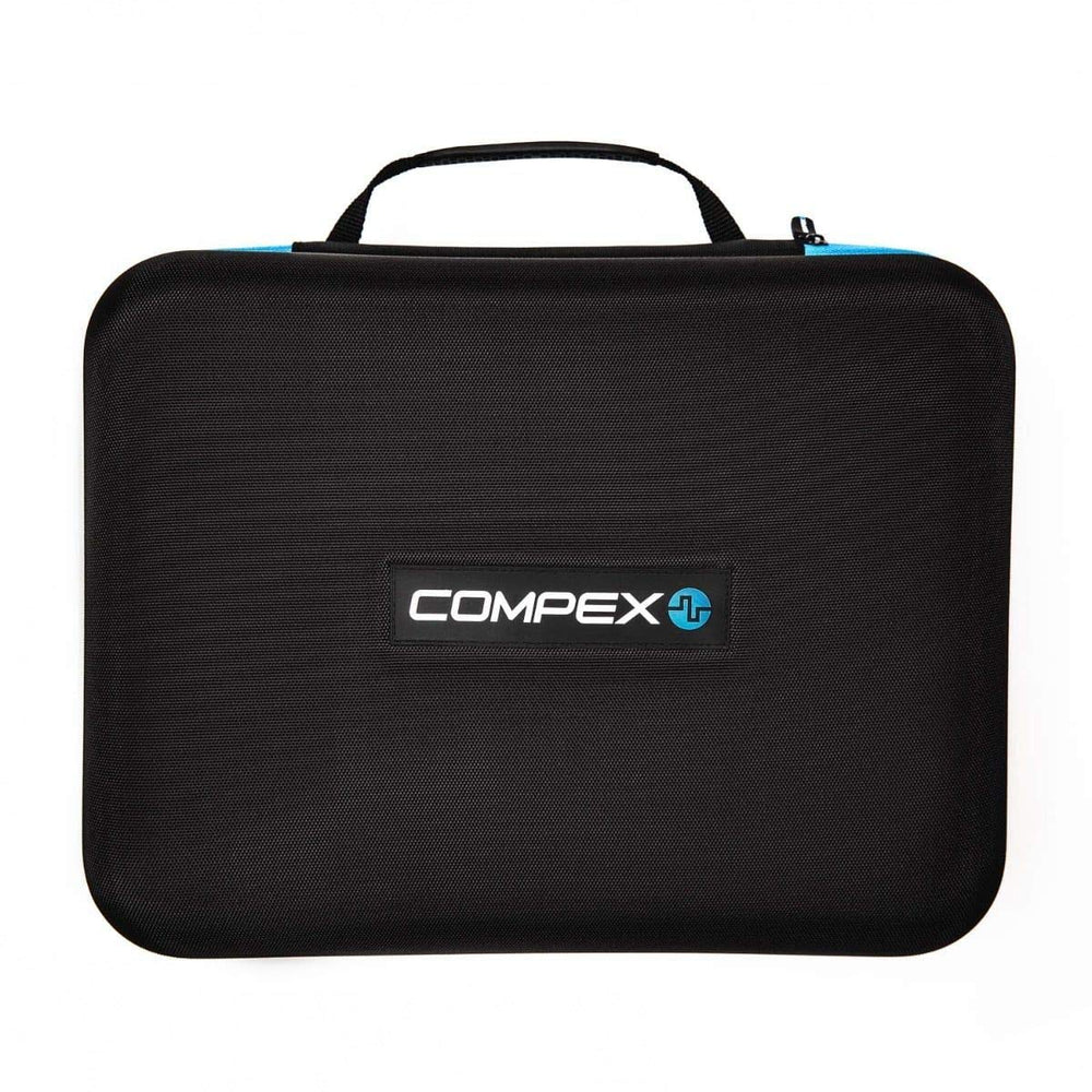 Compex Ayre legs with boots illustrates target leg compression during recovery