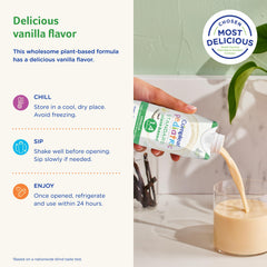 Compleat Pediatric Standard ingredients panel highlights GMO-free and allergen-conscious formulation
