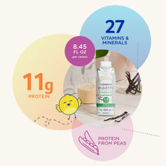 Close-up of creamy vanilla texture from Compleat Pediatric Standard