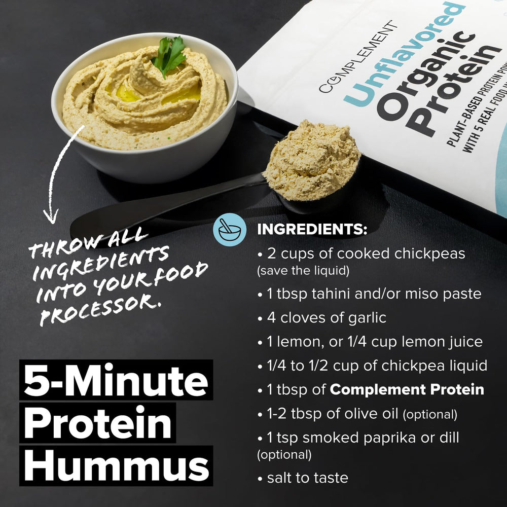Pouring Complement powder into blender bottle for shake