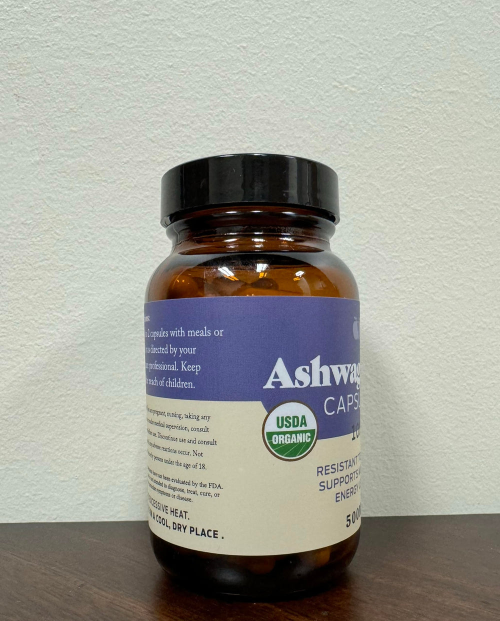 Complete Natural Ashwagandha jar beside packaging for daily use
