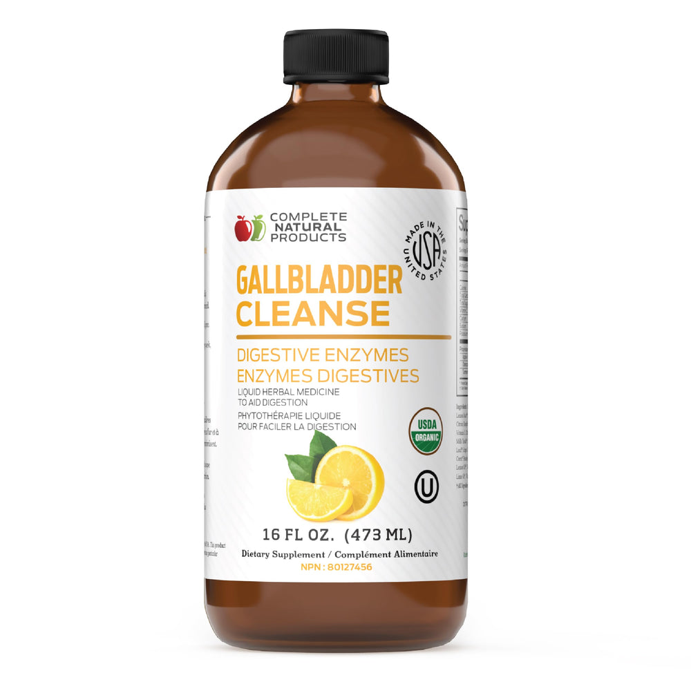 Complete Natural Gallbladder Complete bottle front, ready-to-use liquid support for digestion.