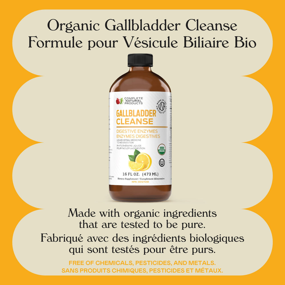 Complete Natural Gallbladder Complete label ingredients highlight ACV, turmeric, and beet.