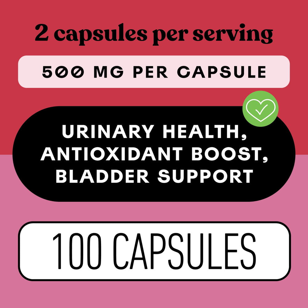 Complete Natural Cranberry Capsules designed for easy daily routine