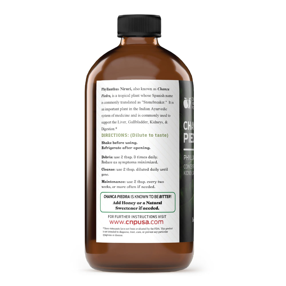 Complete Natural Products Chanca Piedra Concentrate pour shows easy dosing.