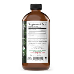 Complete Natural Products Chanca Piedra Concentrate label closeup highlighting organic, lab-grade quality.