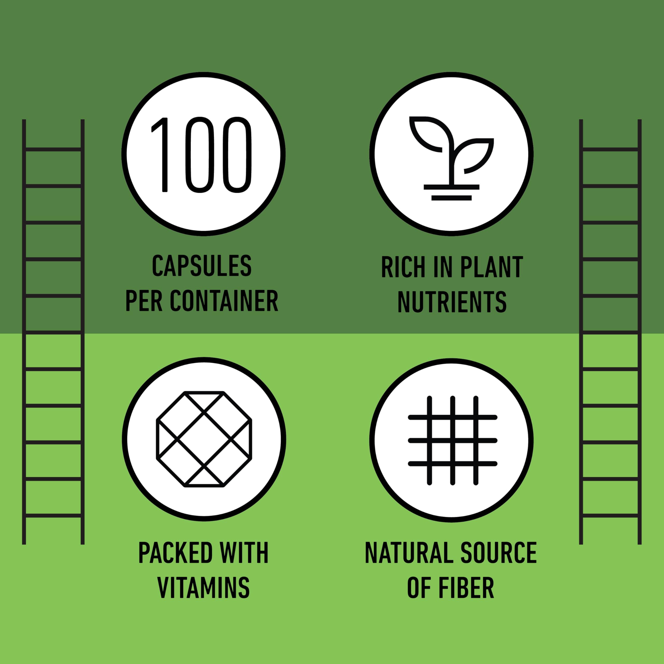 Vegan-friendly and gluten-free alfalfa supplement for plant-based diets