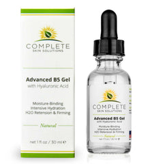 Complete Skin Solutions Advanced B5 Gel bottle close-up showing hydrating formula