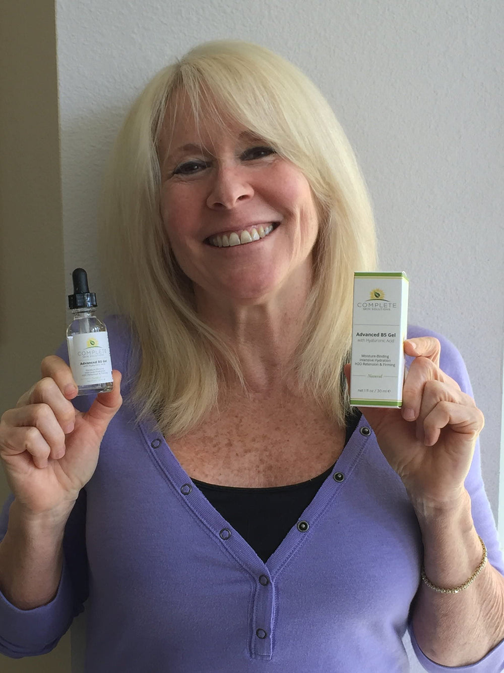 Complete Skin Solutions Advanced B5 Gel texture close-up for hydration