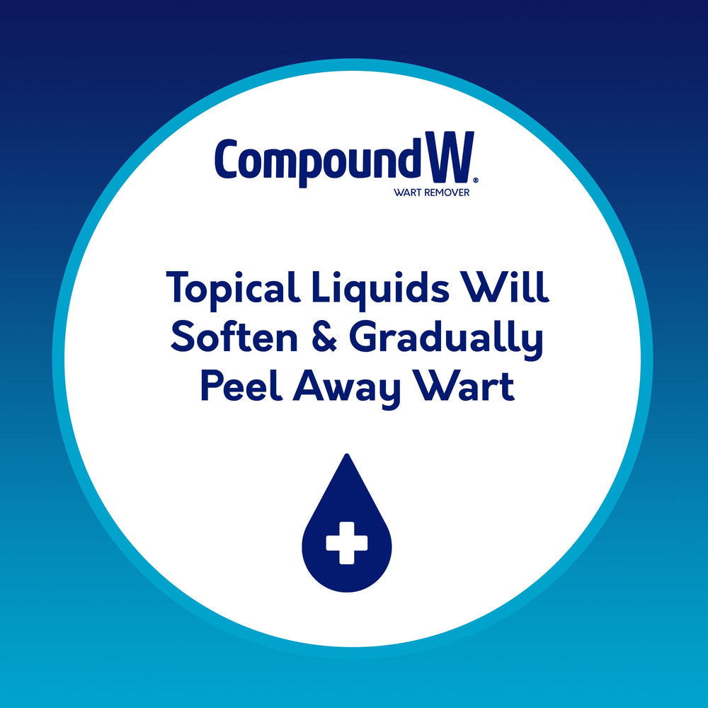 Compound W liquid wart remover with precision tip for easy application