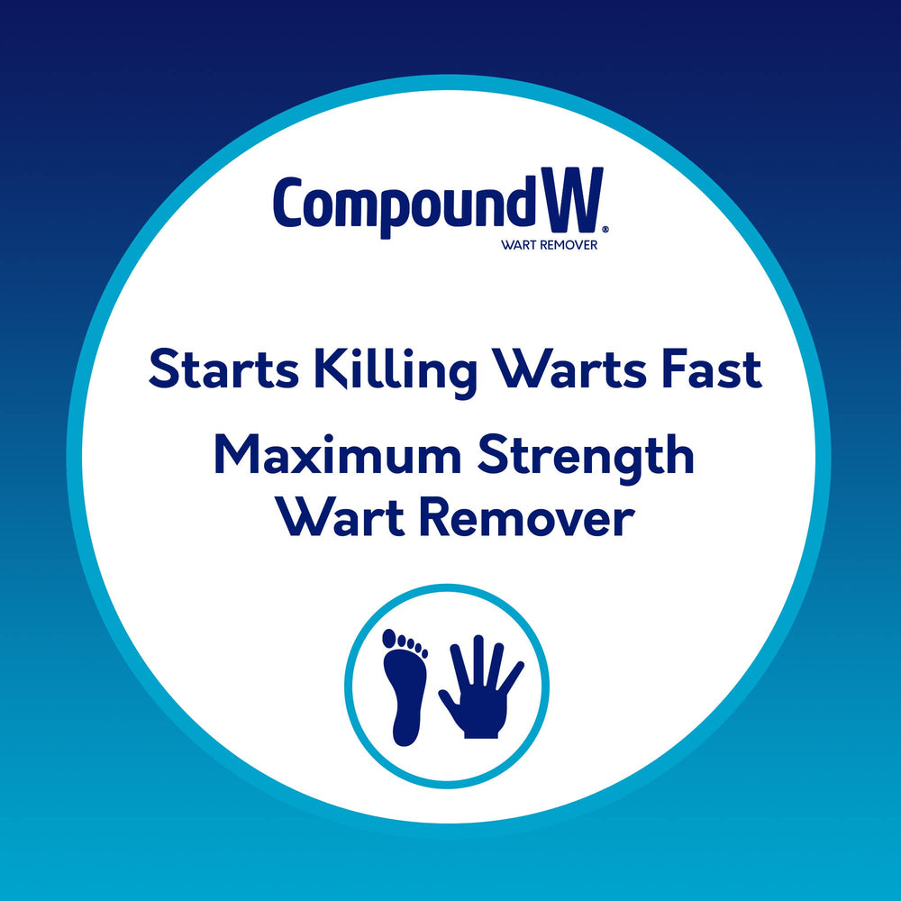 Compound W salicylic acid wart remover serves as strongest OTC option