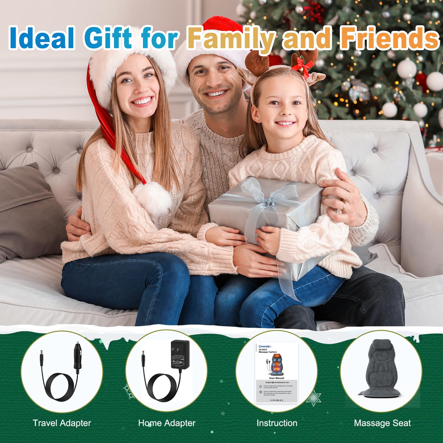 Comrelax gift-ready packaging displayed, ideal for gifting occasions.