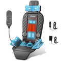 comrelax Back Massager Pad with Heat, Traction & Vibration — Office & Home Seat Massager