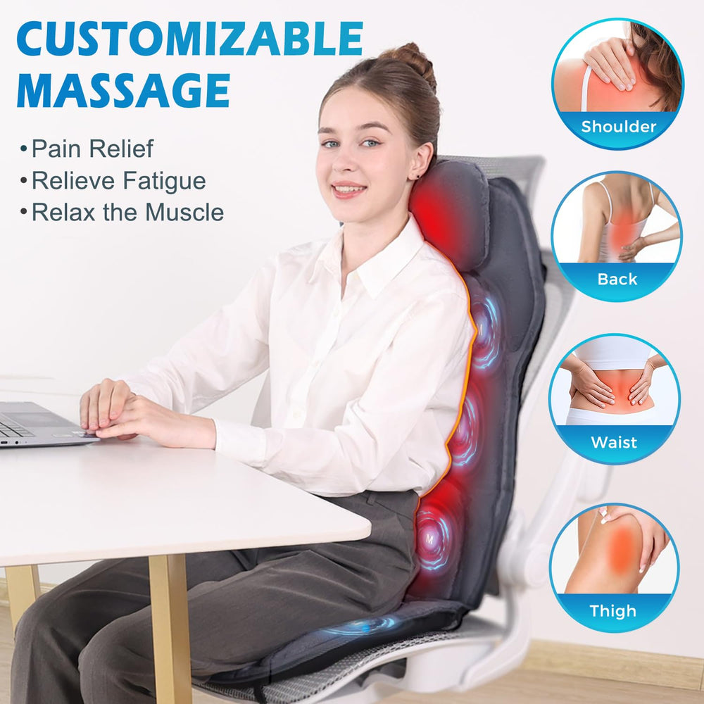 Comrelax neck pillow highlights enhanced neck support during long desk days.