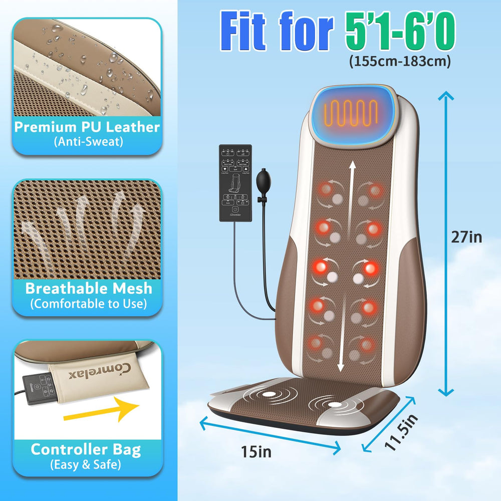 comrelax back waist hip massage targets tension areas