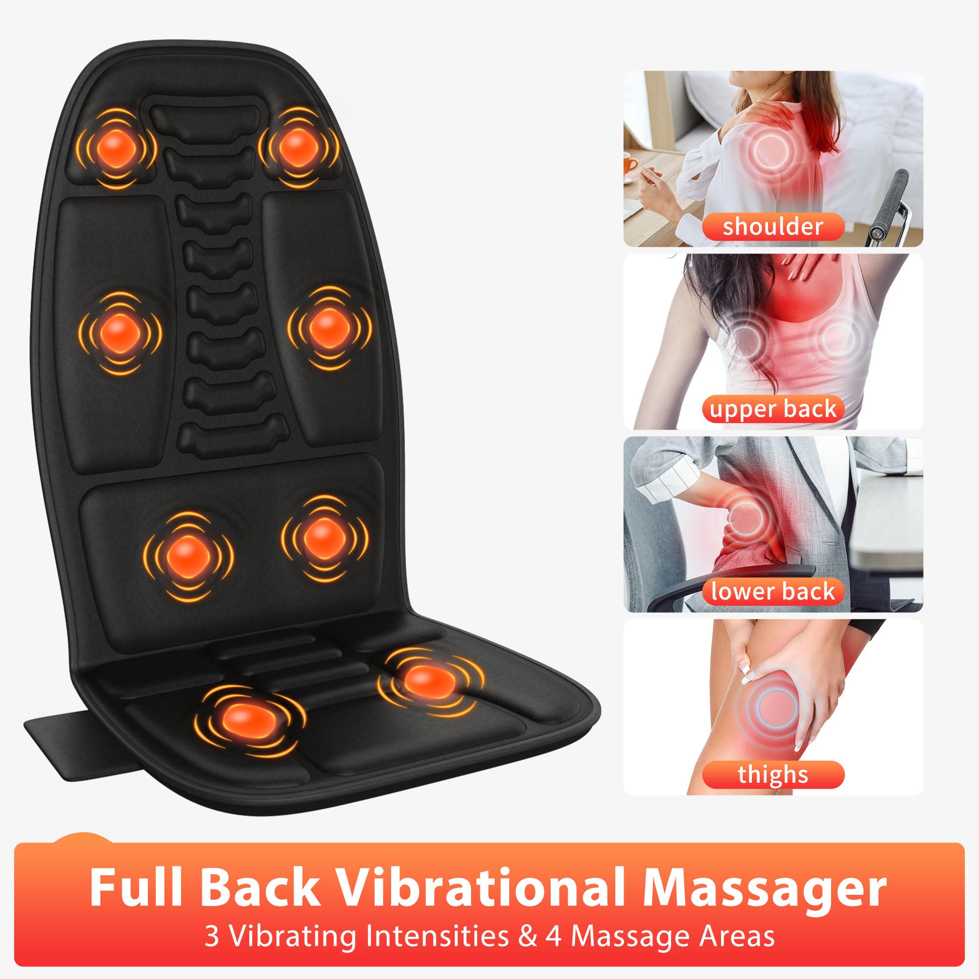 Comrelax massage pad for office use eases shoulder tension during work