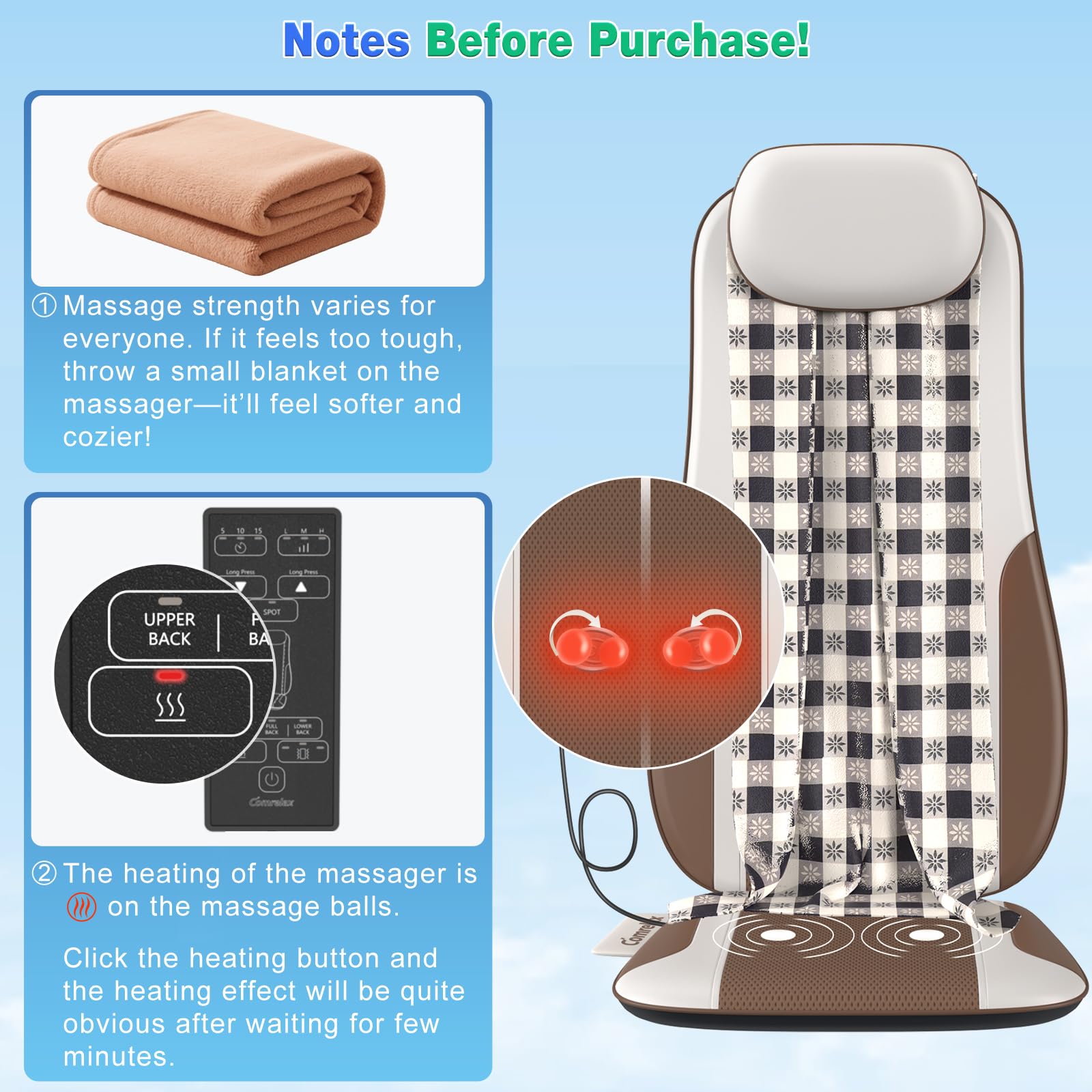 comrelax easy-clean durable design for quick maintenance
