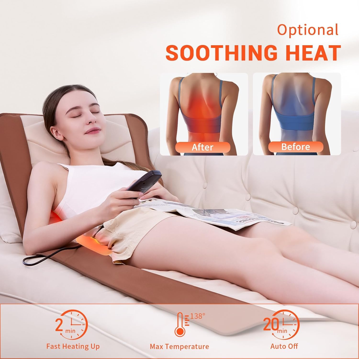 Comrelax foldable design makes it easy to carry and store.