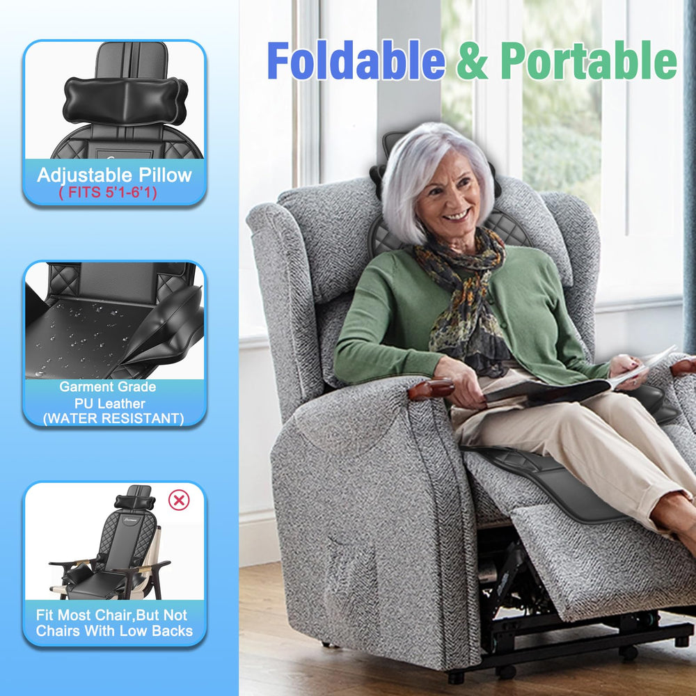 comrelax foldable design enables easy storage and portability