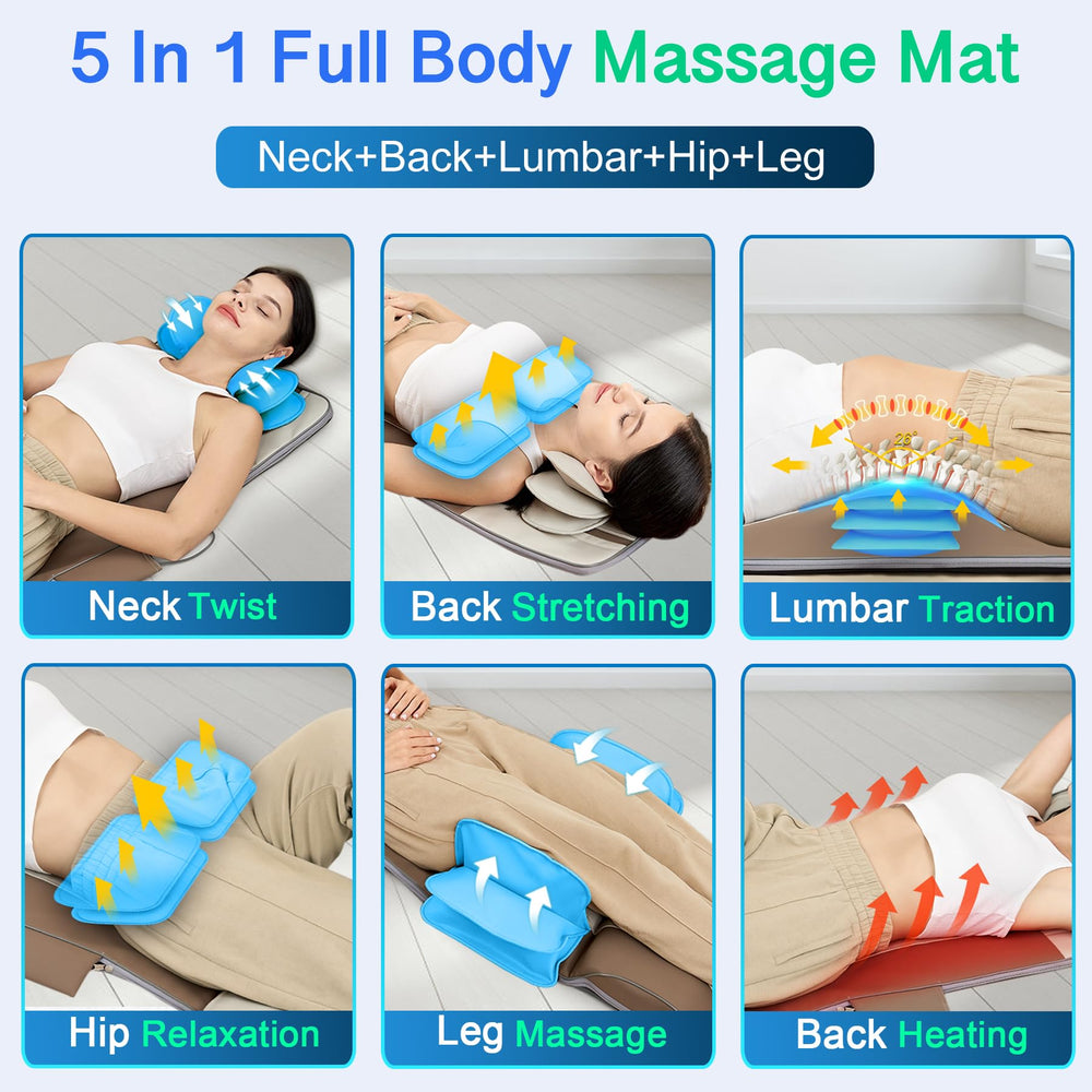 ComRelax mat featuring quiet airbag operation for peaceful sessions.