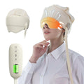 Comrelax Head Massager with Heat | Eye Massage, 4 Modes, 6-Zone Kneading, Rechargeable