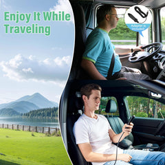 comrelax lumbar traction and heating feature to ease tension