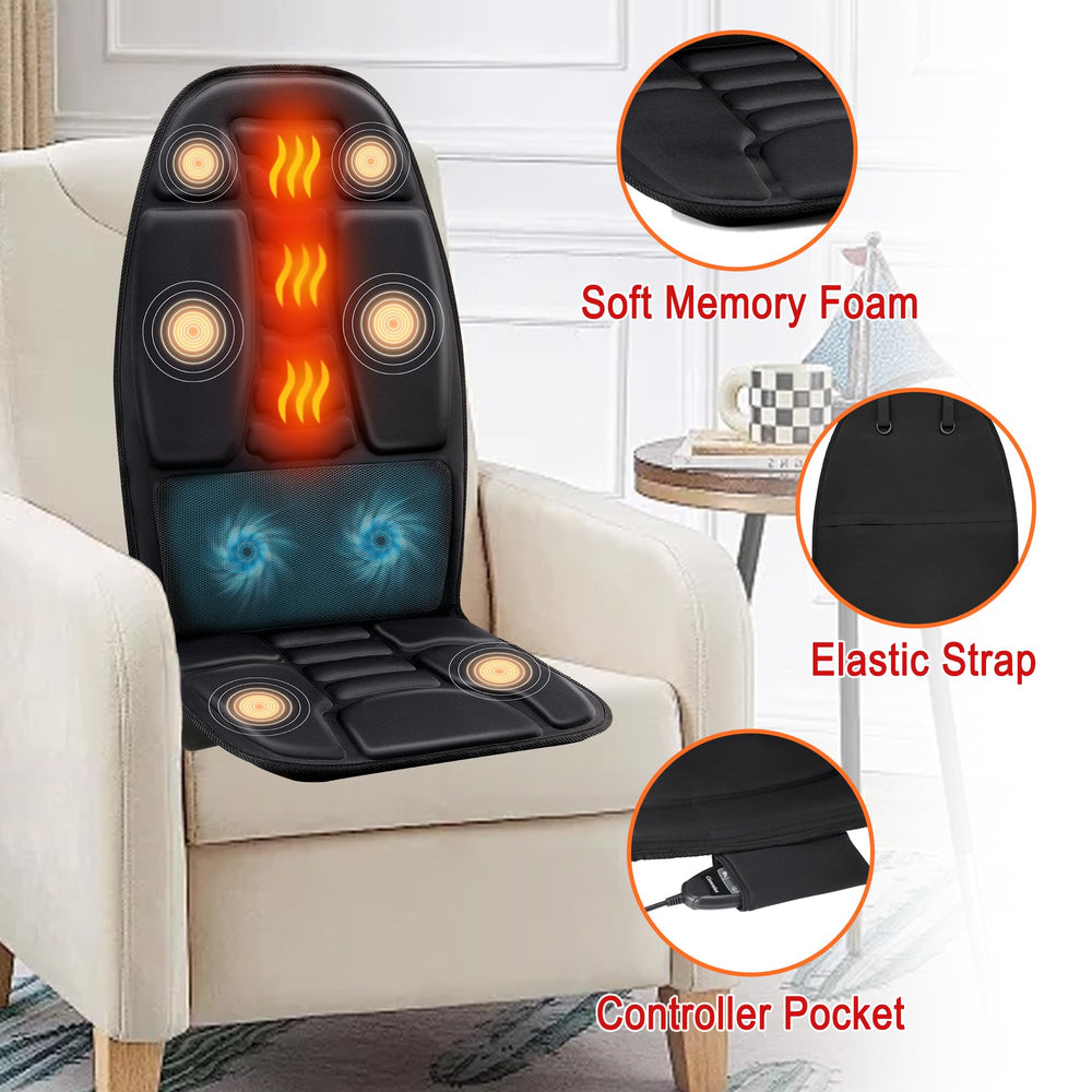 comrelax massage seat cushion portable-design travels easily from office to home