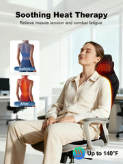 Comrelax neck pillow heat therapy eases neck stiffness