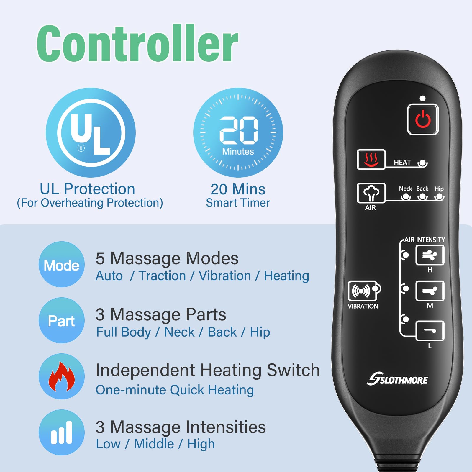 comrelax setup for office or home use during long workdays