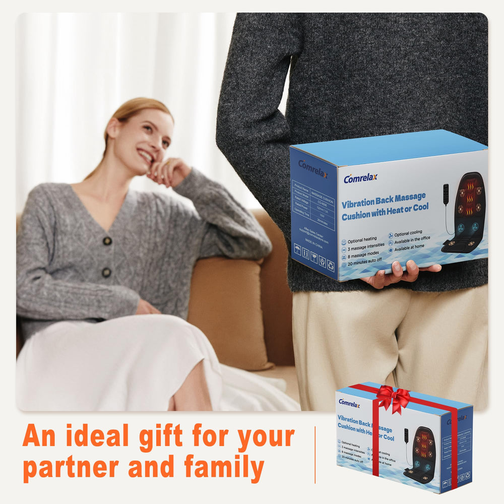 Comrelax cooling fans keep you comfortable between sessions on long commutes.