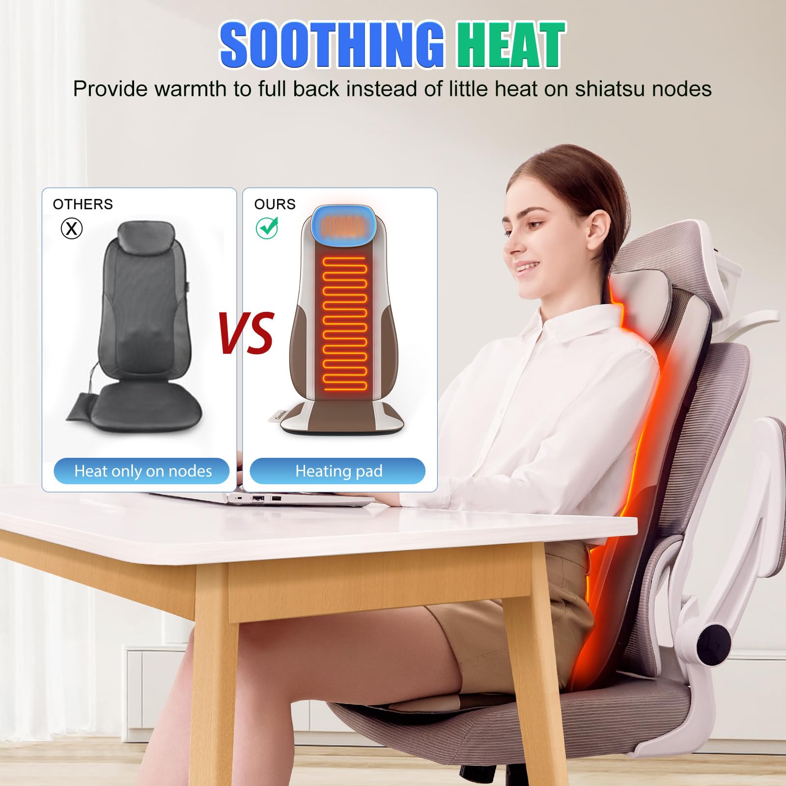 comrelax premium PU leather and breathable mesh for durability and comfort