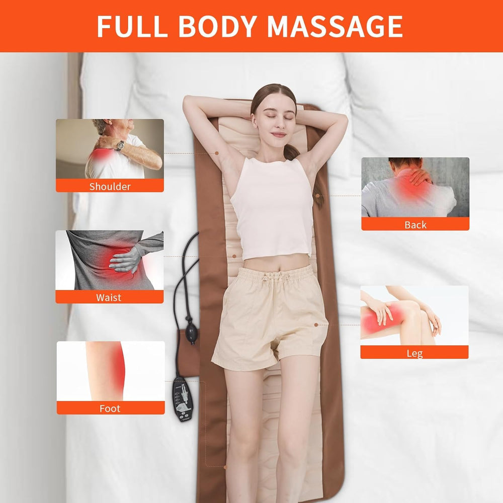 Comrelax remote control modes let you choose massage regions and intensity.